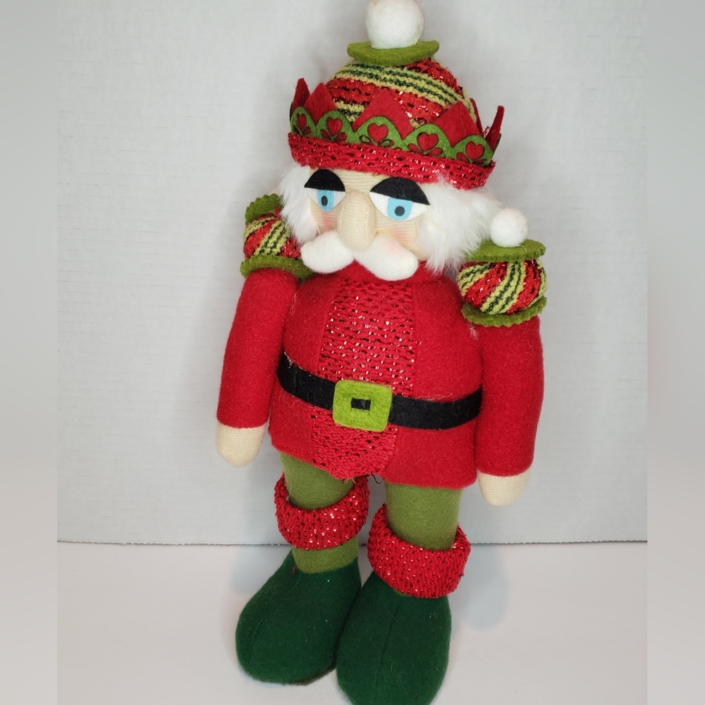 Plush Santa Standing Weighted Feet